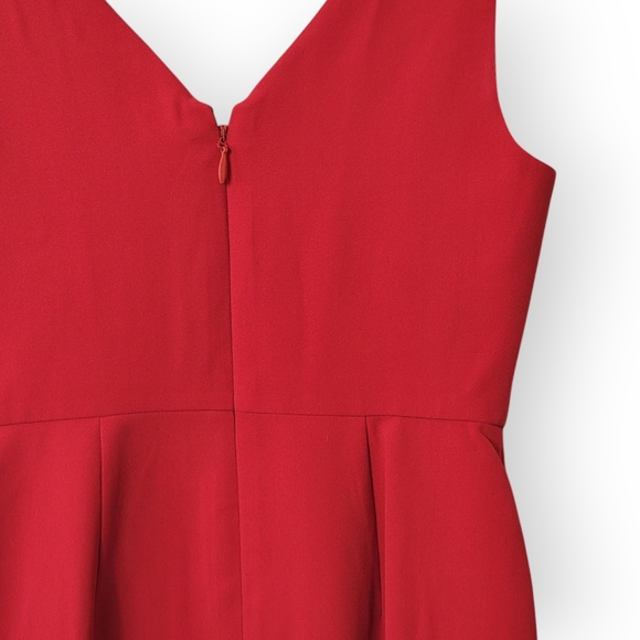 NWT BCBG Red Rosso Sleeveless Dress - Picture 8 of 12